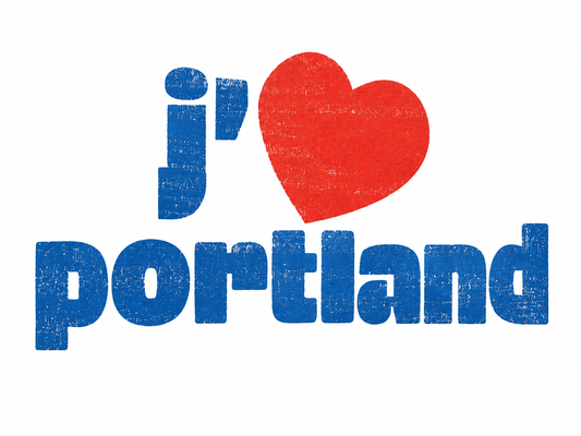 heart portland ringer tee