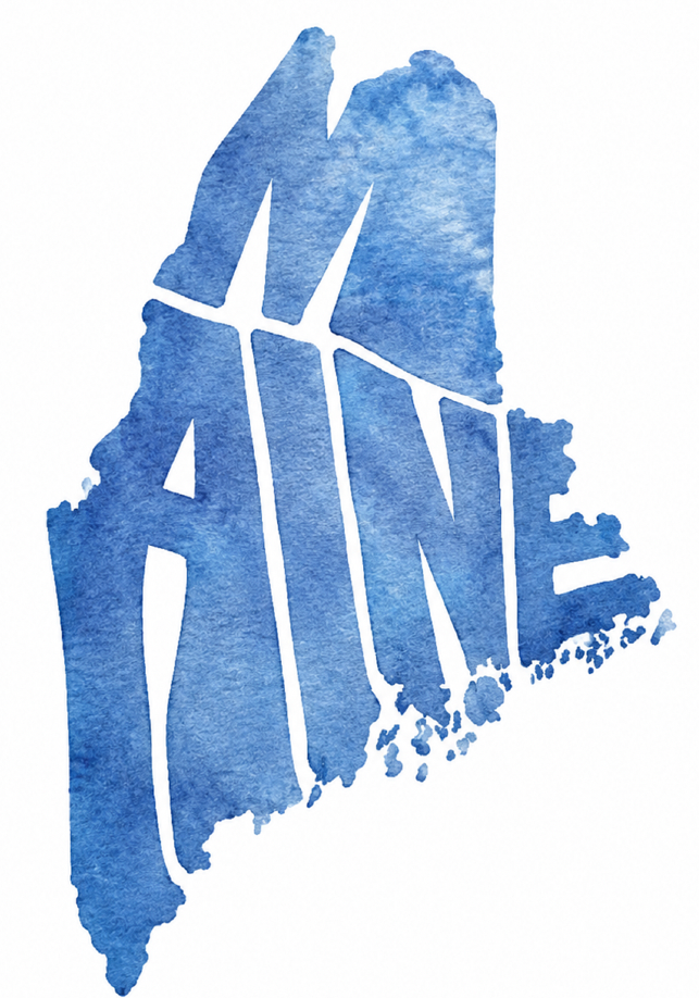 Maine Watercolor Tee