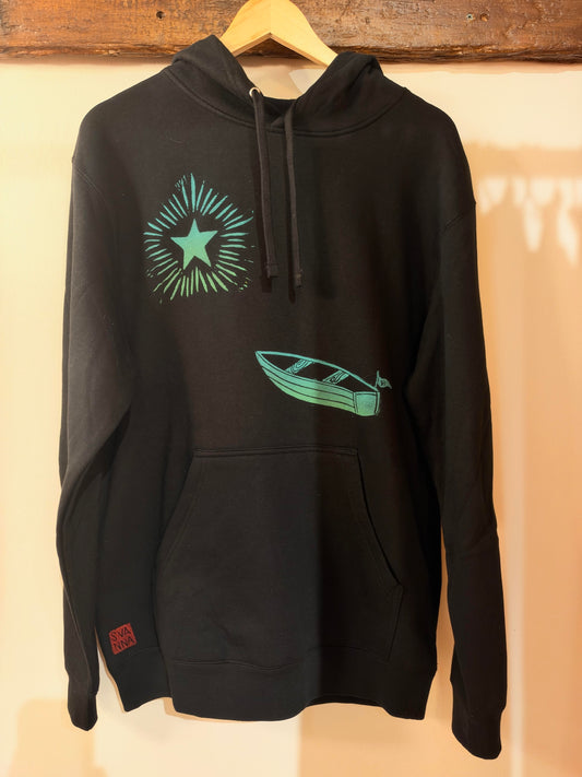 Block Print Hoodie by SVANNA